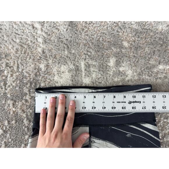 Lululemon Sz 4 Speed Wunder Tight Marble Print Leggings Pull On Stretch Pants - Picture 5 of 9